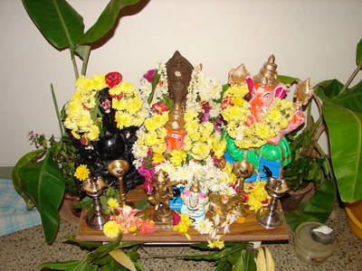 Ganesh et Home pooja