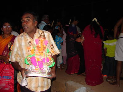 Indien portant Ganesh